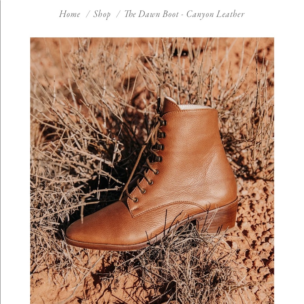 Christy Dawn Dawn boots canyon leather 8